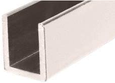 Brixwell SDCD38PN-CCP36-XCP50 Polished Nickel 3/8" Fixed Panel Shower Door Deep