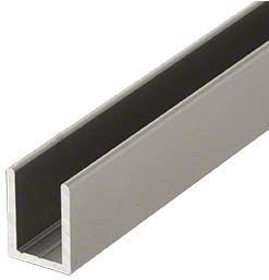 Brixwell SDCD38SN-CCP48-XCP10 Satin Nickel 3/8" Fixed Panel Shower Door Deep