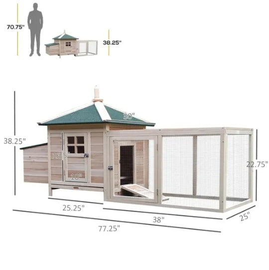 Wooden Chicken Coop