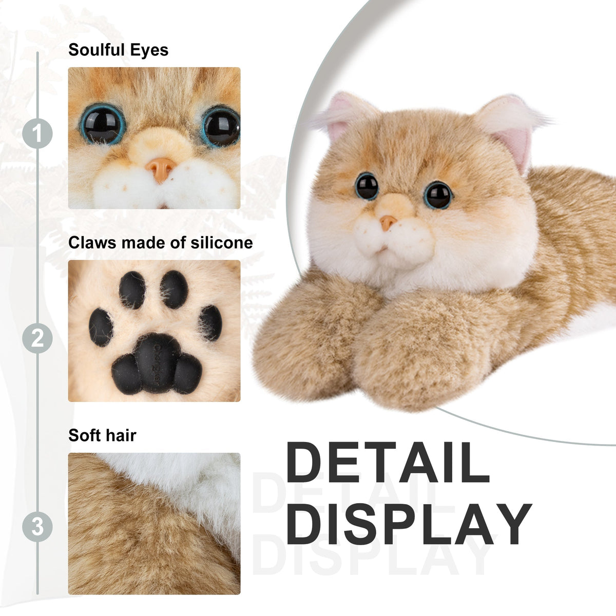 Golden British Shorthair Cat Plush