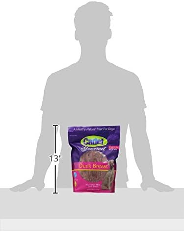 Cadet Gourmet Duck Breast Jerky Dog Treats, Healthy, Long-Lasting High-Protein Training Treats for Small & Large Dogs, 40 oz.