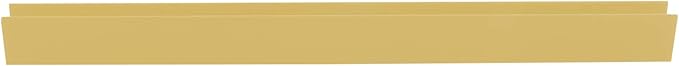 Brixwell SDCD38BGA-R2 Brite Gold Anodized 3/8" Fixed Panel Shower Door Deep