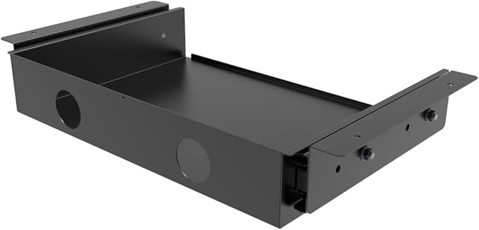 13 inch Under Desk Slide Out Storage Shelf, Sliding Under Desk Tray Drawer