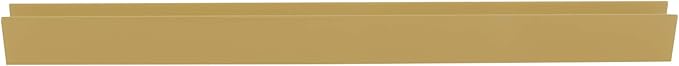 Brixwell SDCD38SB-CCP48-XCP25 Satin Brass 3/8" Fixed Panel Shower Door Deep