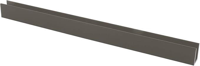 Brixwell SDCD38GM-CCP36-XCP5 Gun Metal 3/8" Fixed Panel Shower Door Deep