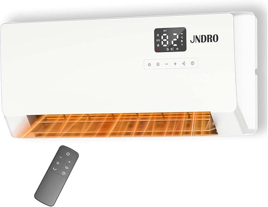 24-Inch Wall Mounted Electric Heater - 1500W Indoor Space Heater