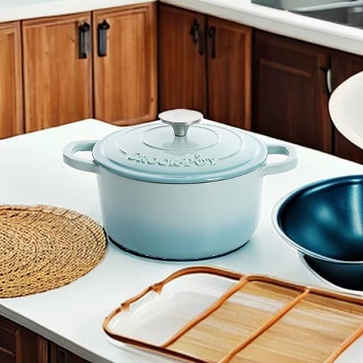 Crock-Pot Artisan Round Enameled Cast Iron Dutch Oven