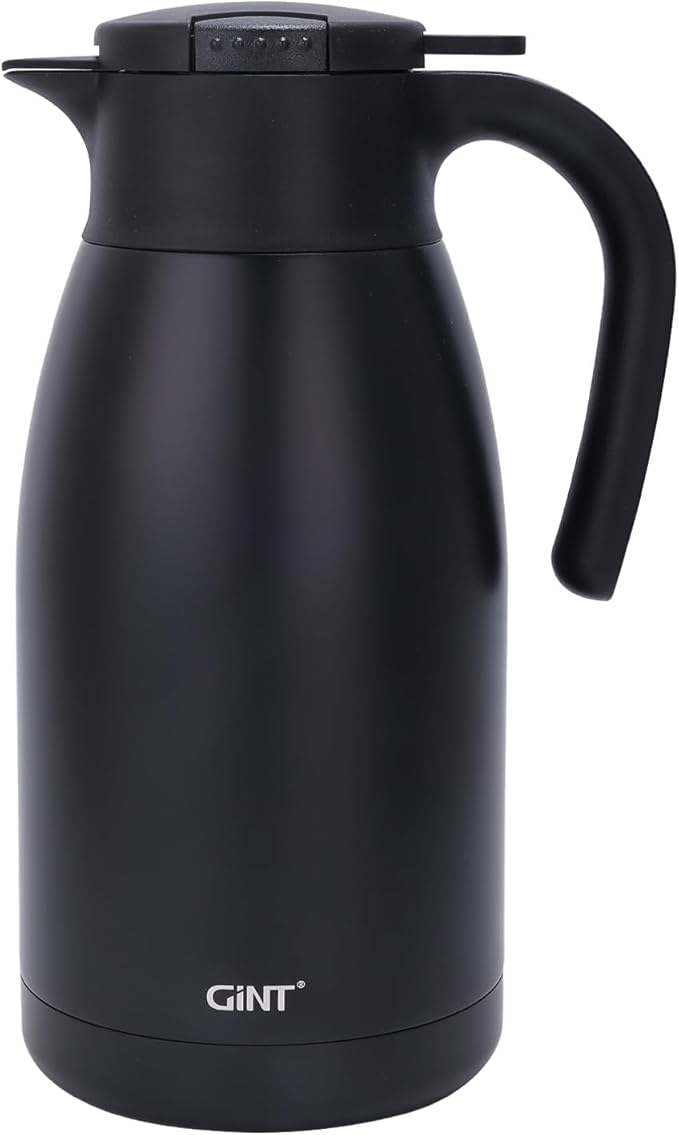 GiNT 1.9L / 64Oz Thermal Coffee Carafe, Insulated Stainless Steel Coffee Carafes