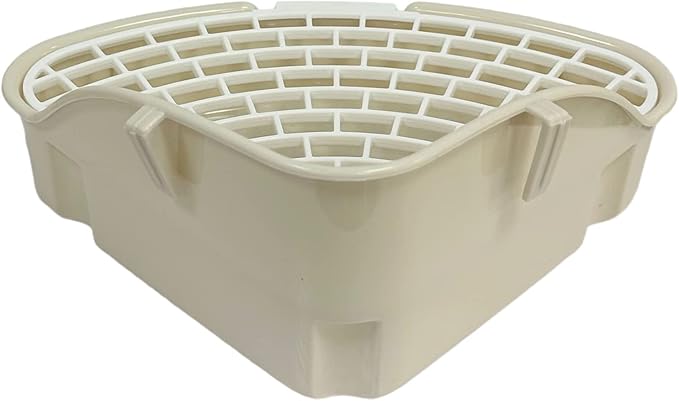 Small Animal Corner Litter Box, Cage Potty Trainer for Hamster, Rabbit, Guinea Pig, Ferret, Gerbil, Chinchilla (1)