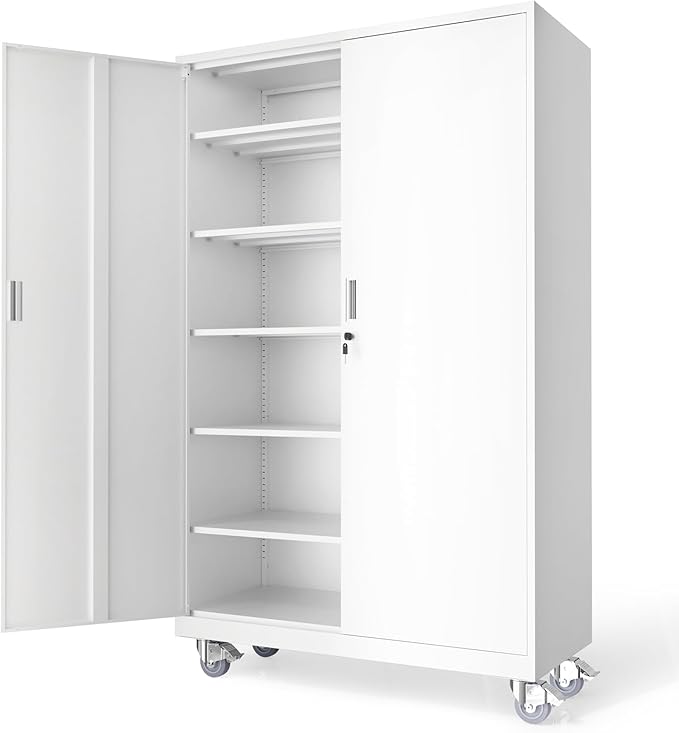 VINGLI Large Metal Storage Cabinet