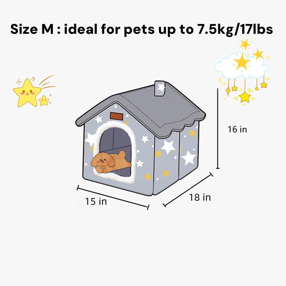 Scnbom Dog House Indoor Puppy Cave Cat Nest Kennel Pet. Everyday comfort that fits naturally into your space.