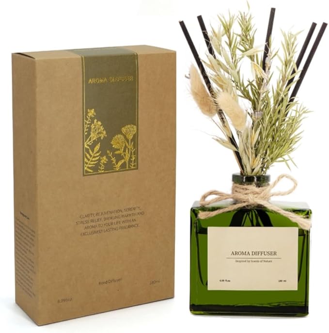 Reed Diffuser, 6.09 oz Ebony Rose Scent Diffuser