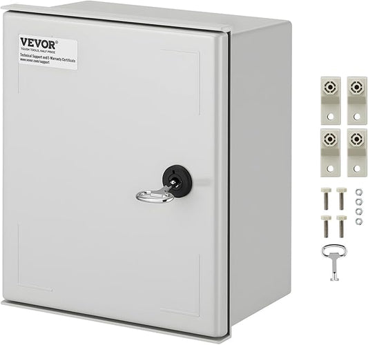 VEVOR Electrical Enclosure Box, Fiberglass Junction Box, IP66 Waterproof &
