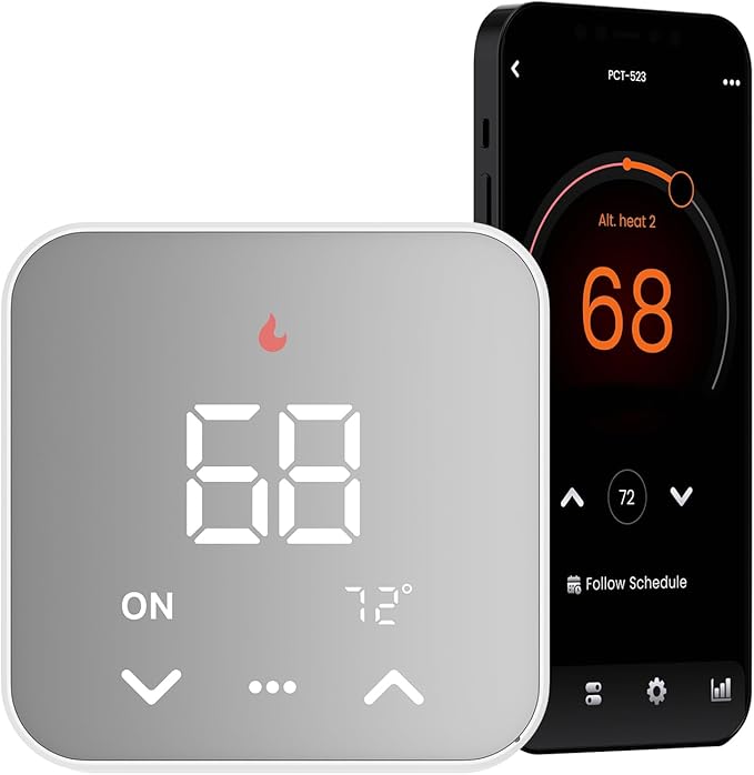 Smart Thermostat for House, WiFi Thermostat Compatible