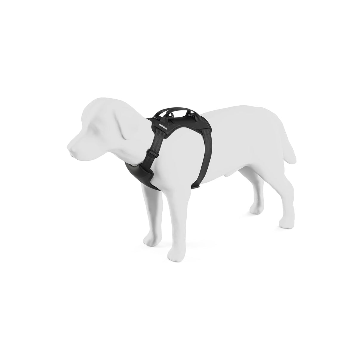 Thule Cappy Dog Harness S - Crash-Tested for Safety - Seatbelt passthrough - Adjustable & Easy to Clean - Padded Breathable mesh Panels - Leash Loop - Step-in Design