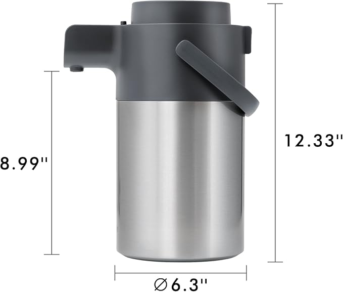 Tiken Airpot Coffee Dispenser - 102oz/3L Thermal Coffee Carafes