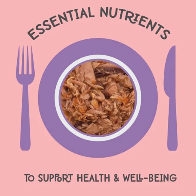 LOVE, NALA - Natural Adult Cat Wet Food - FLAKED Tuna and Salmon in Broth- Grain Free, Non-GMO, Lean Protein, Omega 3, Added Minerals & Vitamins - 12 Pack 2.4 lbs.