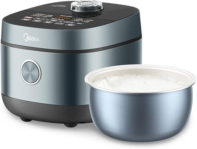 Midea 8 Cups Uncooked Rice Cooker, Non-stick Ceramic Rice Cooker