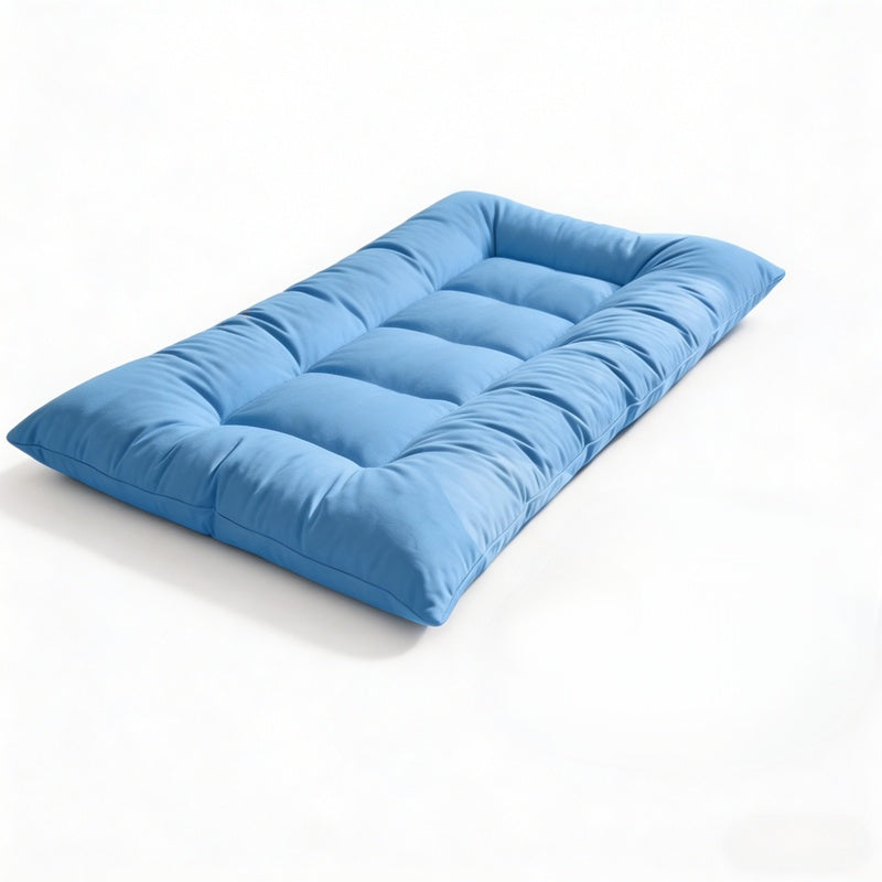 Extra-Large Cooling Dog Sofa Bed, Ultra-Soft Plush Pet Mat With 8 Compartments And Non-Slip Bottom, Thick Polyester Dog Bed For Large Dogs