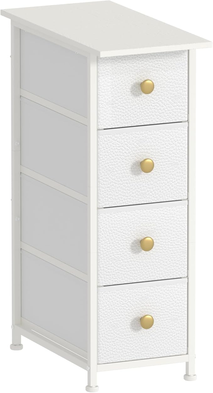 GiftGo Narrow Dresser Cabinet Vertical Slim Dresser Chest of Drawers Skinny