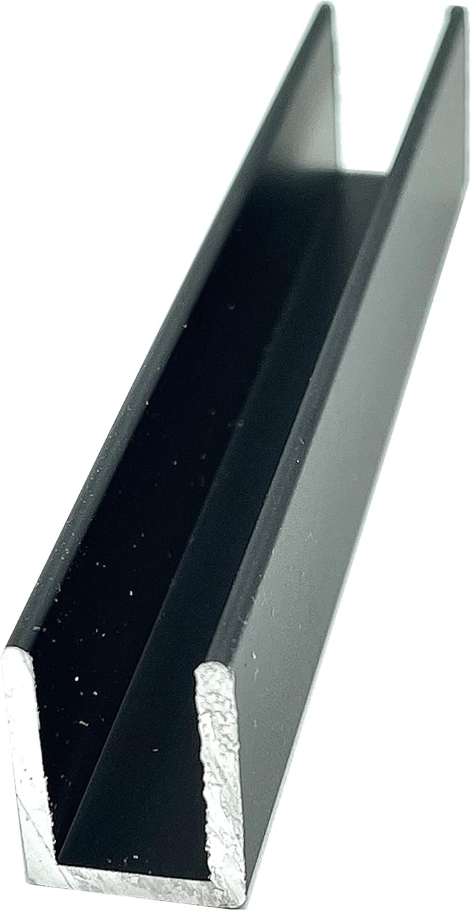 Brixwell SDCD380RB-CCP36-XCP25 Oil Rubbed Bronze 3/8" Fixed Panel Shower Door