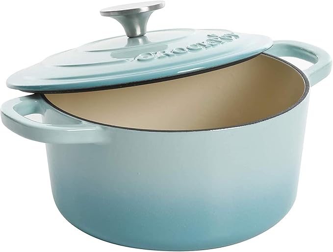 Crock-Pot Artisan Round Enameled Cast Iron Dutch Oven