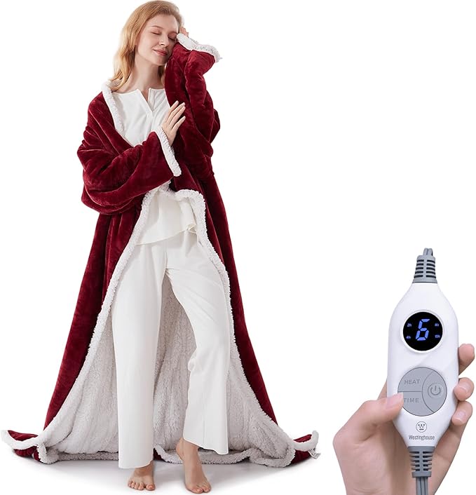 Westinghouse Christmas Electric Snuggle Throw Blankets