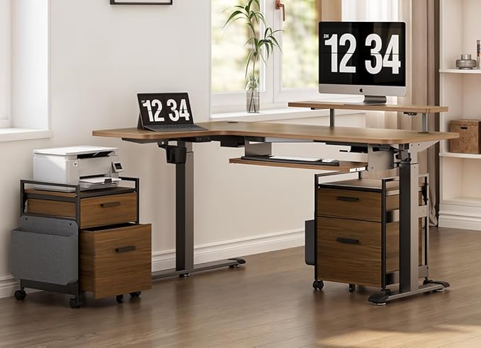 EUREKA ERGONOMIC 2-Drawer Mobile File Cabinet