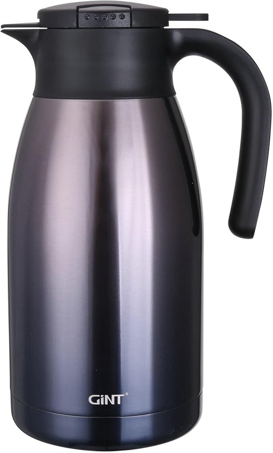 GiNT 1.9L / 64Oz Thermal Coffee Carafe, Insulated Stainless Steel Coffee Carafes