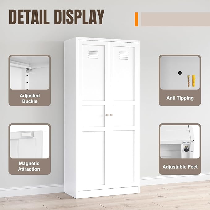 Yizosh Metal Storage Cabinet