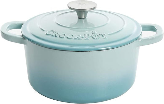Crock-Pot Artisan Round Enameled Cast Iron Dutch Oven