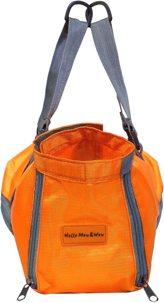 Cinf Cat Nail Clipping Cleaning Grooming Restraint Bag No Scratching Biting for Bathing Nail Trimming Injecting Examining(Orange,M)