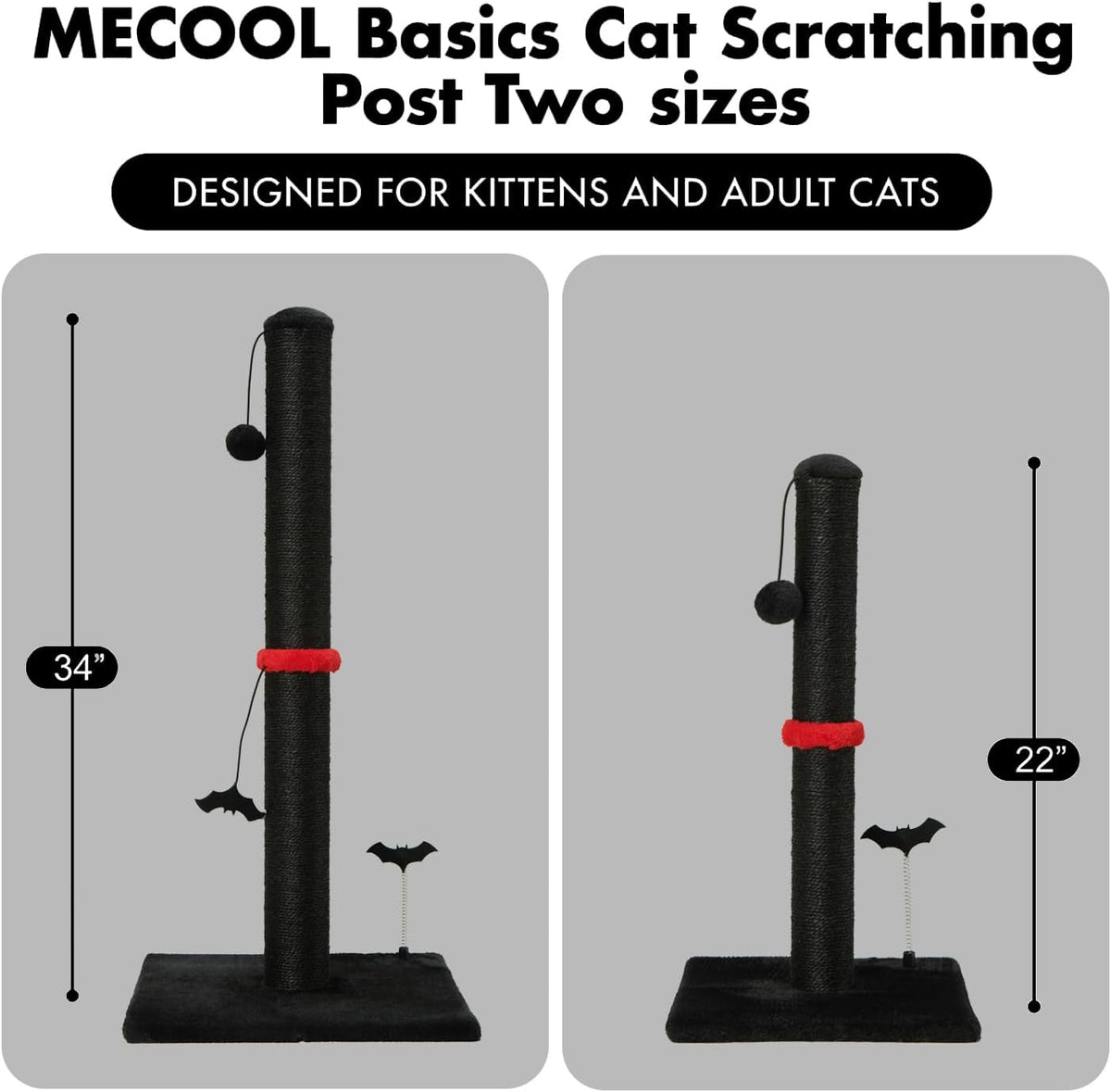 MECOOL Cat Scratching Post Premium Sisal Scratch Posts. Chosen for real quality, not just packaging.