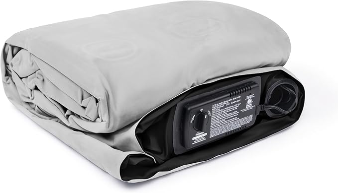 SoundAsleep Products Dream Series Luxury Air Mattress, ComfortCoil Technology, Built-in High Capacity Pump for Home Camping- Double Height, Adjustable, Inflatable Blow Up (California King XL)
