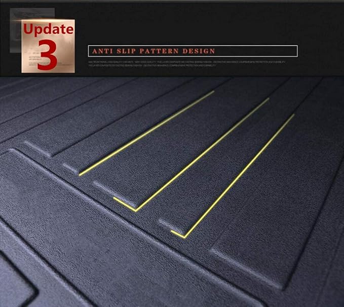 Camry Cargo Liners,Rear Cargo Trunk Tray Floor Mats Compatible with 2012 2013 2014-2016 2017 Toyota Camry (No Hybrid Models),All Weather Protector Custom 3D Waterproof Durable Odorless TPO Accessories