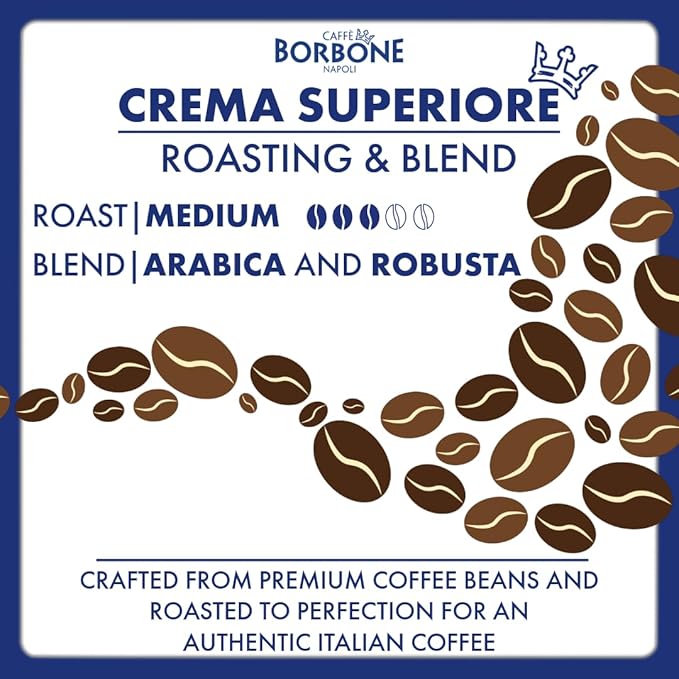 Caffè Borbone Crema Superiore Aluminum Capsules Compatible