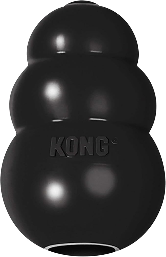 KONG Extreme Dog Toy - Fetch & Chew Toy - Treat-Filling Capabilities & Erratic Bounce for Extended Play Time Most Durable Natural Rubber Material - for Power Chewers - for X-Large Dogs