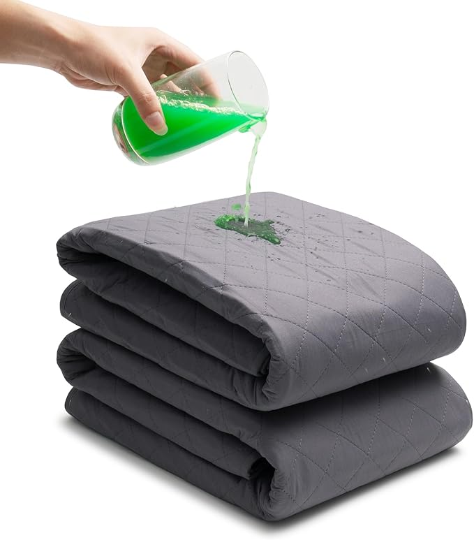 Hide Stains Bed Wetting Pads 36x72 Inch (2pack),Bed Pads for Incontinence Washable Extra Large,Blankets Waterproof and Stain Proof,Washable Bed Pads for Adults,Washable Incontinence Pads