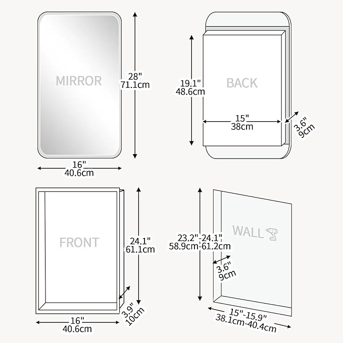 Rectangle Medicine Cabinet
