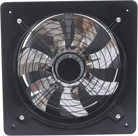 XUFOPLY 12 Inch Exhaust Fan, 110V 125W Wall Mounted Vent Fans 2800RPM Kitchen
