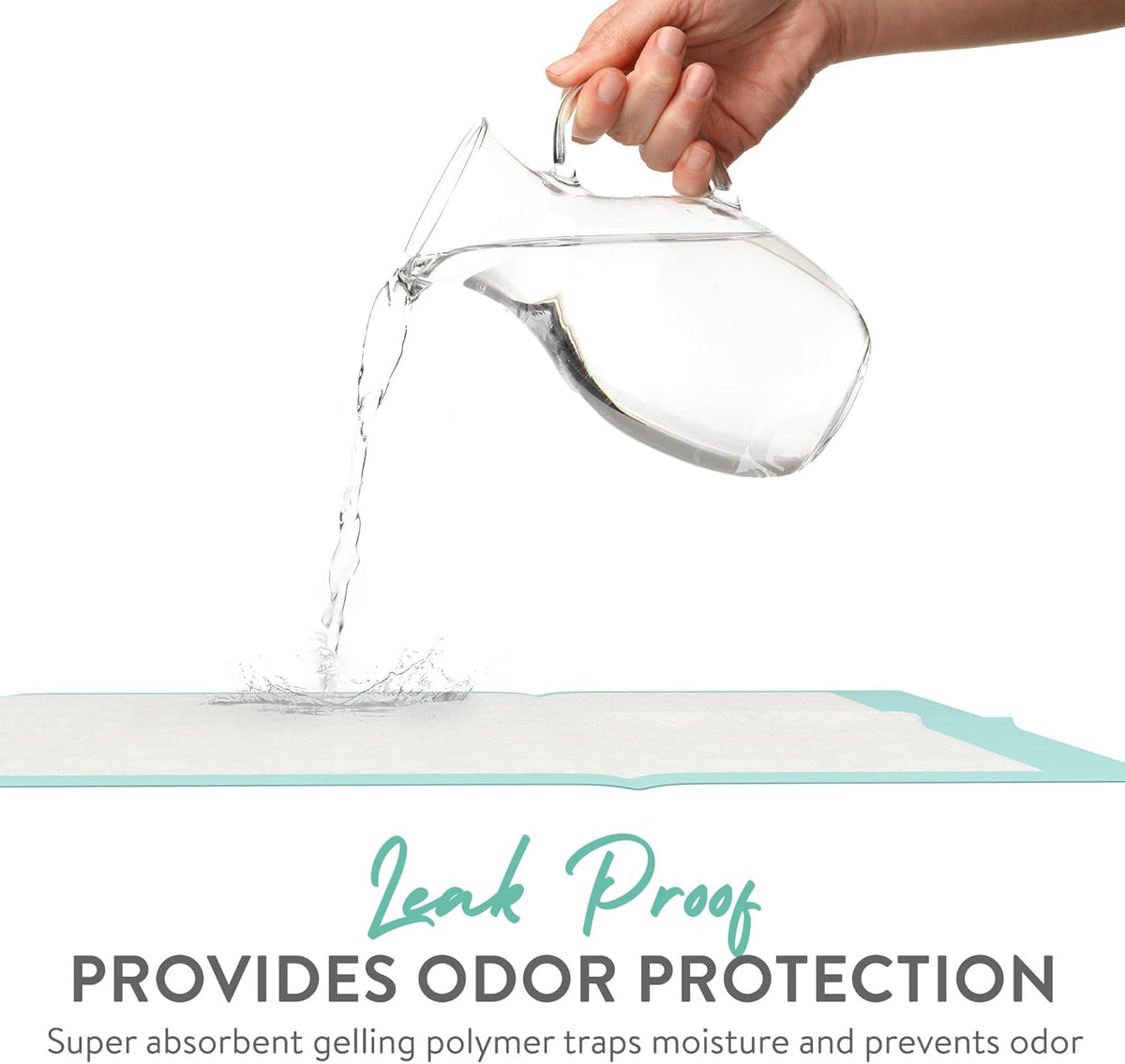 Inspire Extra Large Super Absorbent Disposable Bed Pads for Incontinence Ultra Thick and Absorbent Bed Pads Disposable Adult | Puppy Pads | Pee Pads for Adults (36" X 36" Pack of 50 W/ Adhesive)
