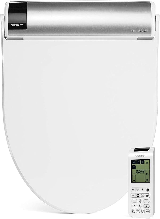 Bio Bidet BB2000 Bliss Electric Bidet Toilet Seat, Warm Water