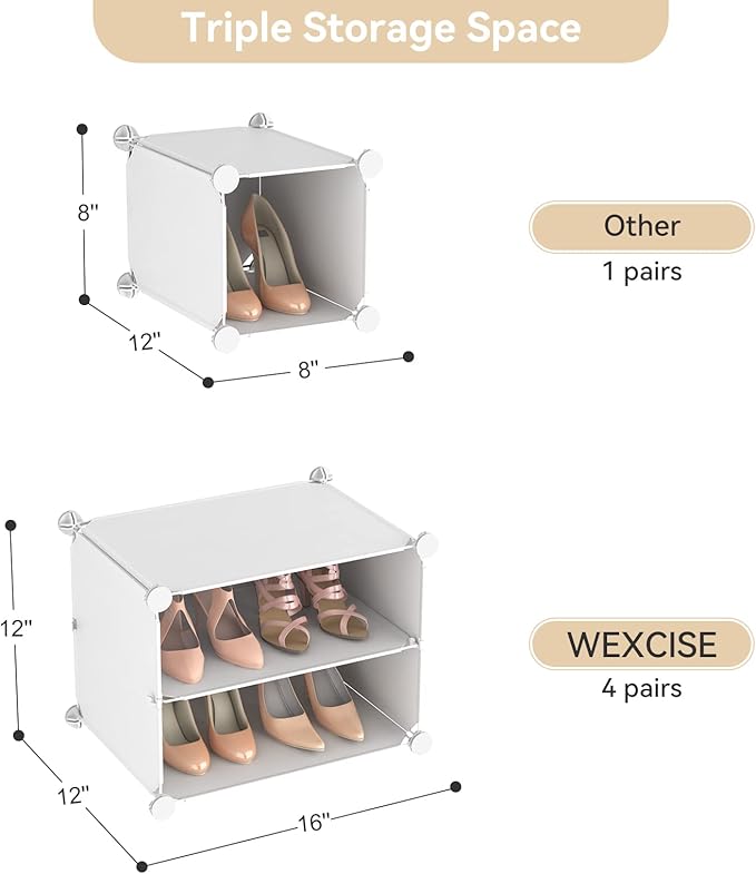 Portable Shoe Rack Organizer