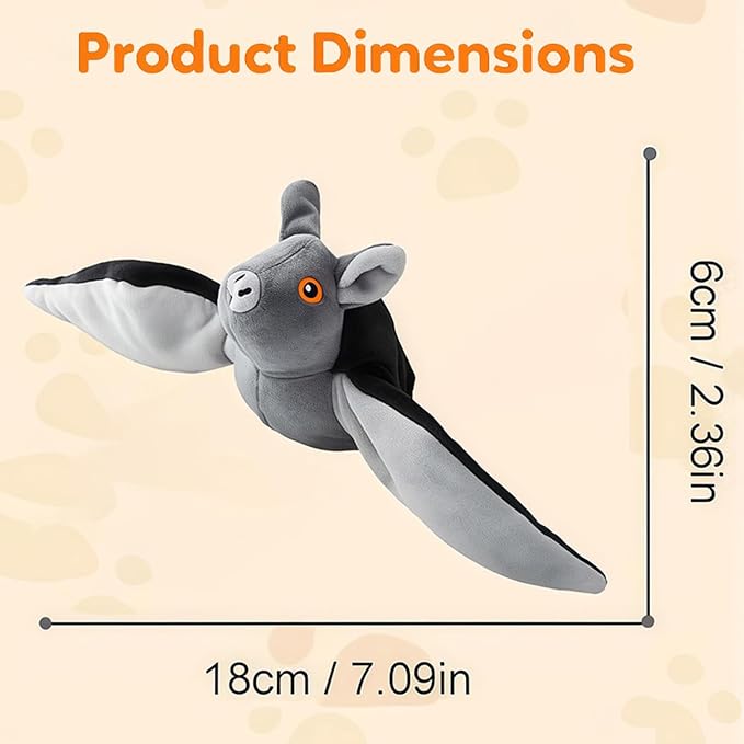 Flying Bat Dog Toy – Interactive Flap Wing Bat Toy for Dogs, Flying Bats Toy for Large Dogs, Dog Toy Flyings Bats，1