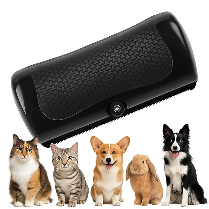 Deshedding Dog Brush, Deshedding Brush for Indoor Cats, Dogs, Effective Pet Hair Remover Comb for Short Long Hair, 2025 New Easy Clean Pet Grooming Tool for Shedding Control