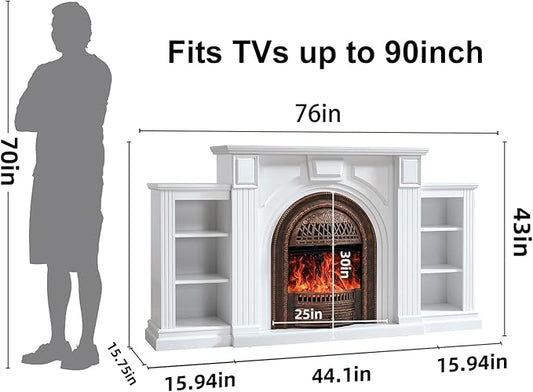 Farmhouse Electric Fireplace