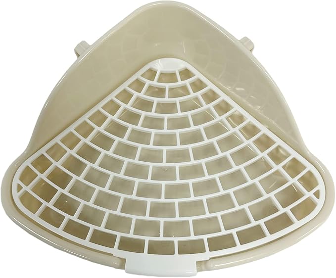 Small Animal Corner Litter Box, Cage Potty Trainer for Hamster, Rabbit, Guinea Pig, Ferret, Gerbil, Chinchilla (1)