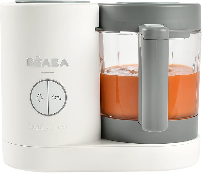 BEABA Babycook Neo Baby Food Maker | Non-Toxic Glass & Stainless Steel |