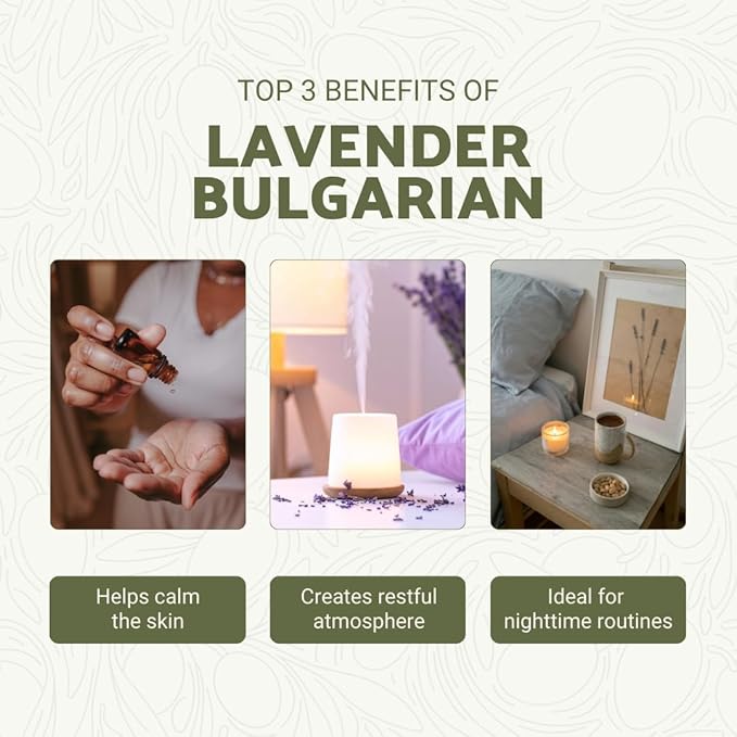 Lavender Oil - Bulgarian Essential Oils - Lavender Diffuser - Pure Therapeutic