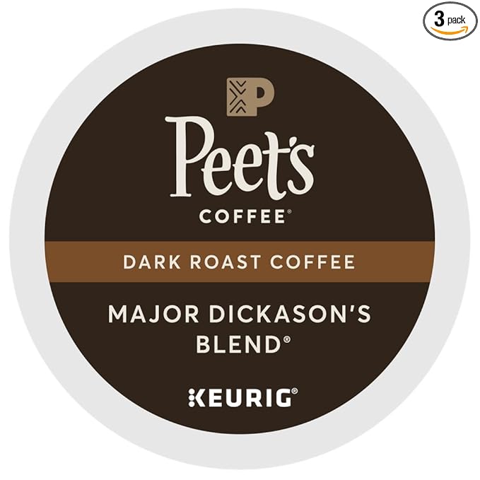 Peet's Coffee Major Dickason's Blend dark roast single serve capsules